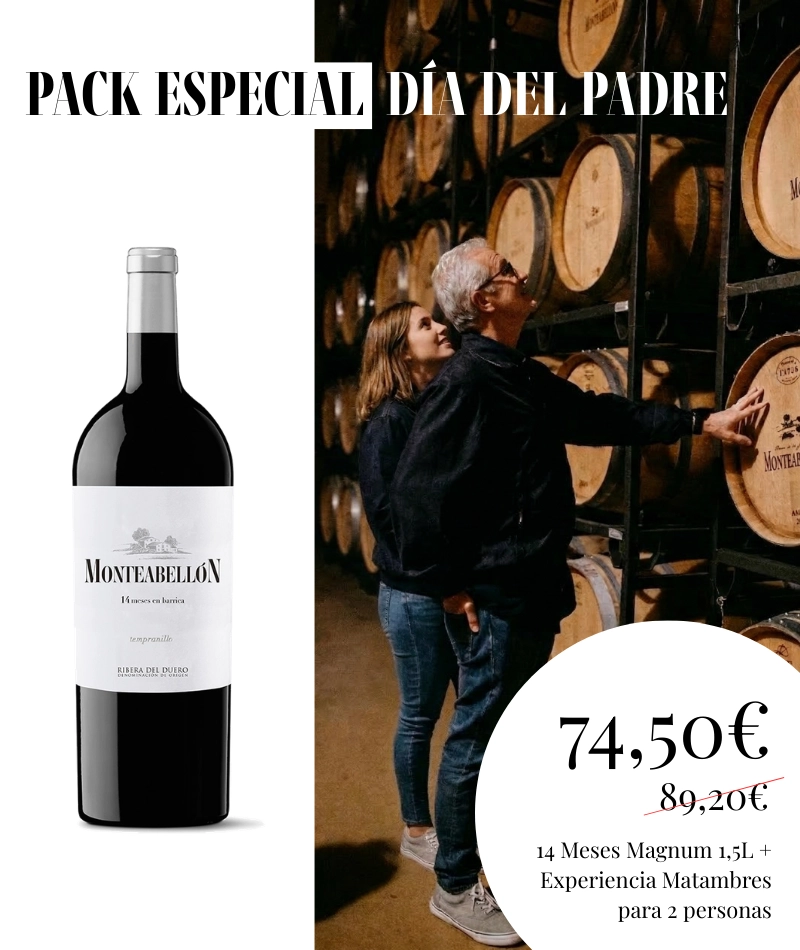 Pack Día del Padre: Magnum Monteabellón 14 Meses 1,5L + Experiencia Matambres para 2